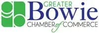 A badge with the Greater Bowie Chamber of Commerce logo.